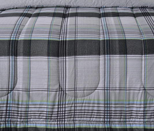 1 PC Double Winter Comforter-Melvern Grey Comforters Apricot