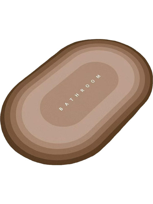 Water Absorbent Anti slip Bath mat-BATHROOM Bath Mats Apricot