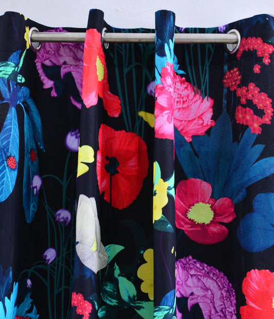 2 PCs Room Curtains-Asian Dream Curtains Apricot