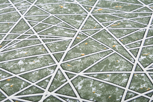 2 PCs Textured Embroidered Cushion(2697)Brown Triangles Chair, Floor & Bed cushion Apricot