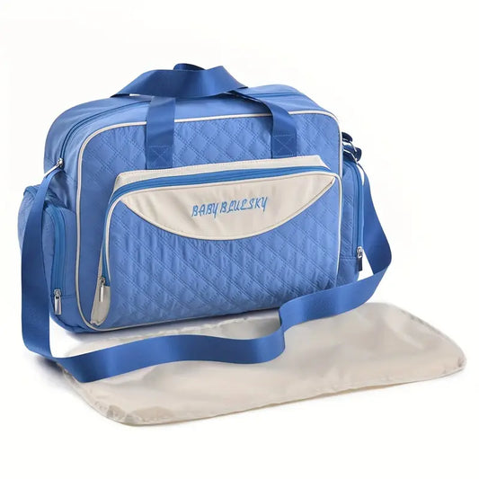 Multi function Mommy Bag with Large Capacity-SA2408-272(Royal) Blankets Apricot