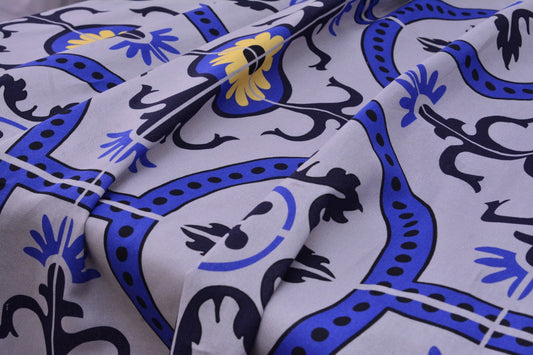 6 & 8 Seater Digital Printed Table Cover(4444)-TB28 Table Cover Apricot