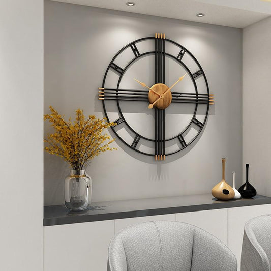 80 Cm Wall Clock (4302)(SA2103-51) Apricot