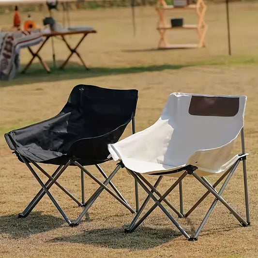 Foldable Chair Outdoor(SA2405-141)-Black Apricot