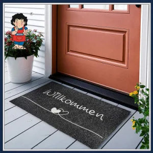 Anti-Slip Door Mat14498(SA2405-31C) Door Mats Apricot