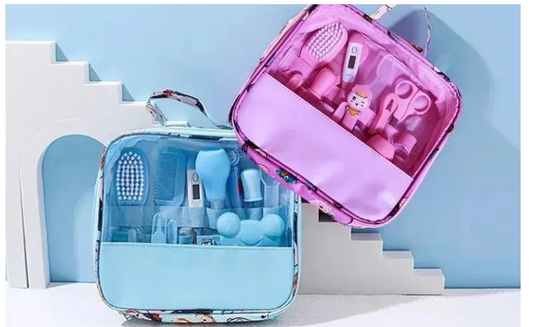 13Pcs Newborn Baby Care Kit-SA2408-180 Blankets Apricot