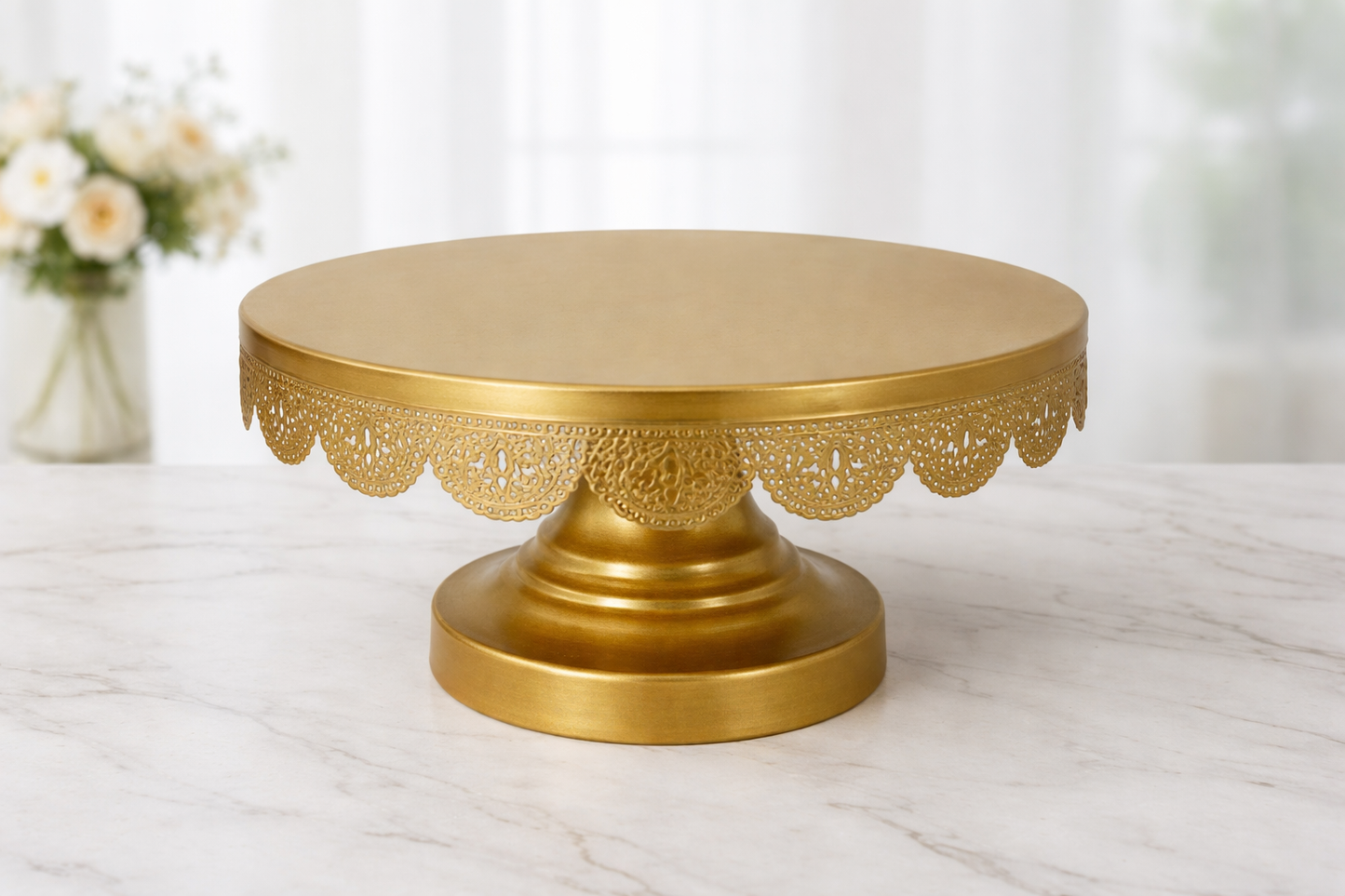 10 Inches Cake Stand Gold (SA2510-072) Fruit Baskets Apricot