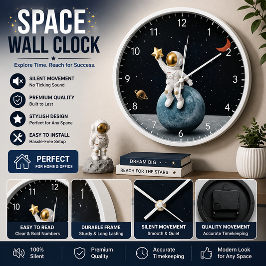30CM Wall Clock- (SA2405-223) B Clock Apricot