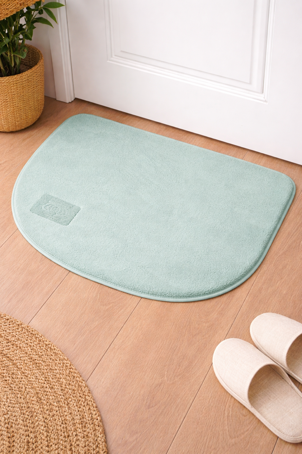 Anti-Slip Door Mat (SA2510-073)Mint Door Mats Apricot