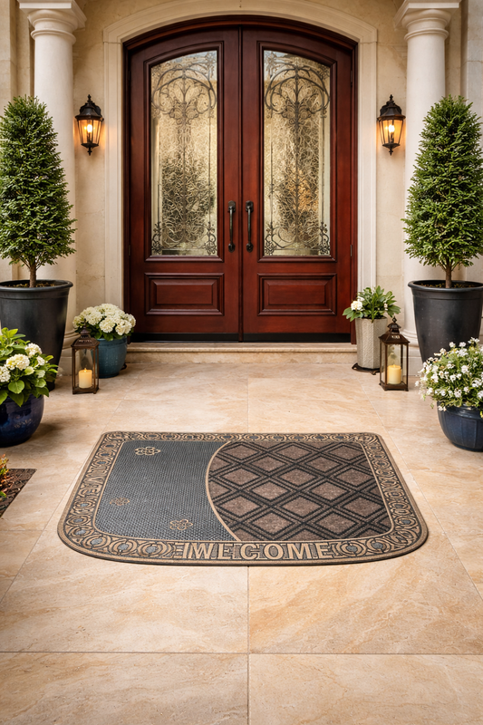 Outdoor Indoor Antislip Door Mat (SA2510-125) Door Mats Apricot