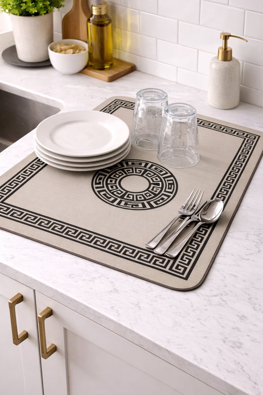 Anti Slip Dish Drying Mat-Versace