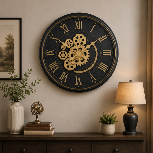40cm Wall Clock-SA2405-184 (Golden) Clock Apricot