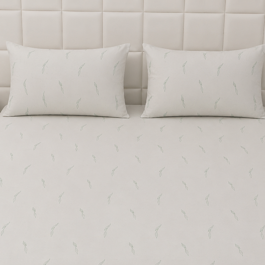 Fitted Bed Sheet- PFT0309 Fitted Sheets Apricot