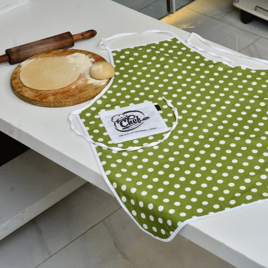 Cooking Kitchen Aprons for Women/Men-KA09 Apricot