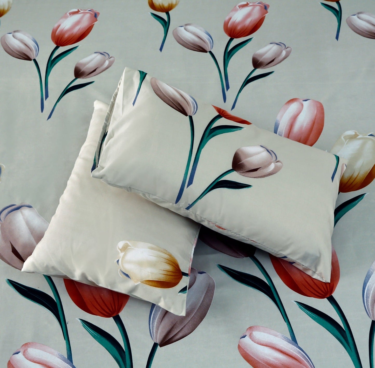 Fitted Bed Sheet-Tulip Fitted Sheets Apricot