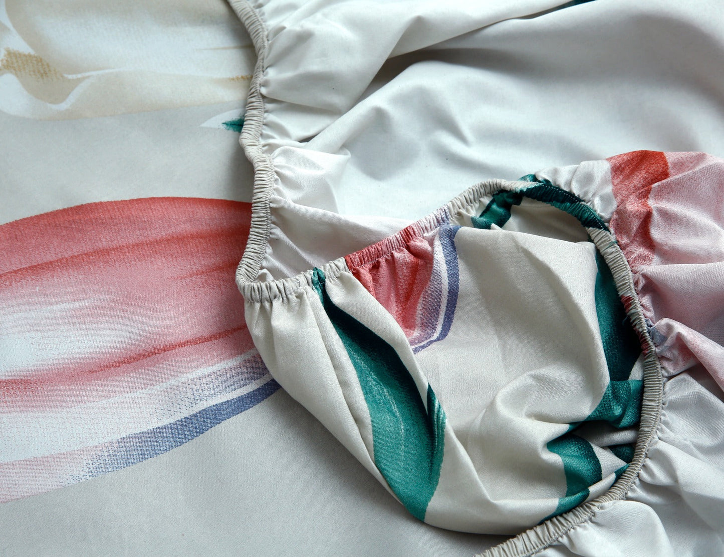 Fitted Bed Sheet-Tulip Fitted Sheets Apricot
