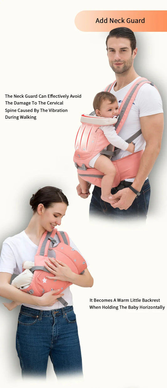 Multifunctional Baby Carrier for Newborn to Toddlers-SA2408-181 Blankets Apricot