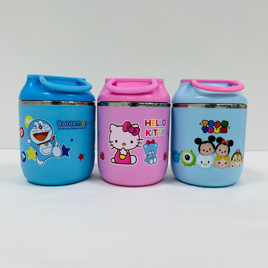 Kids Stainless Steel Lunch Box-Mickey Mouse Apricot