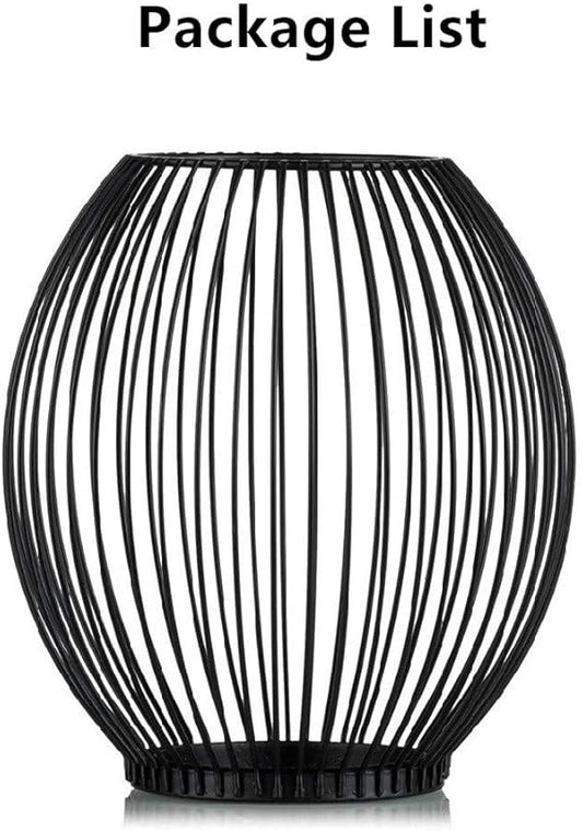 Metal Candle Stand-Black(SA2405-20) Candle Stand Apricot