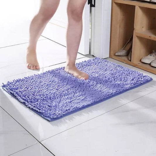 Microfiber anti Slip Bath Mat- Purple Bath Mats Apricot
