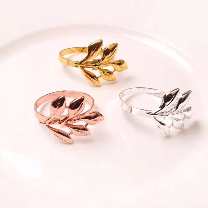 Napkin Holder Rings-Rowan Rose Kitchen Apricot
