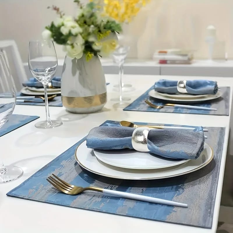 Napkin Holder Rings-Sliver Rings Kitchen Apricot
