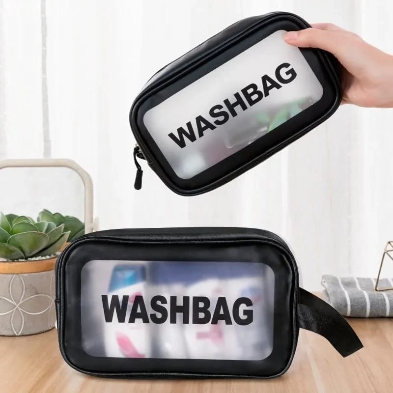 Portable Makeup Organizer Bag WASHBAG-Black14627 Small(SA2405-120) Cosmetic Pouches Apricot