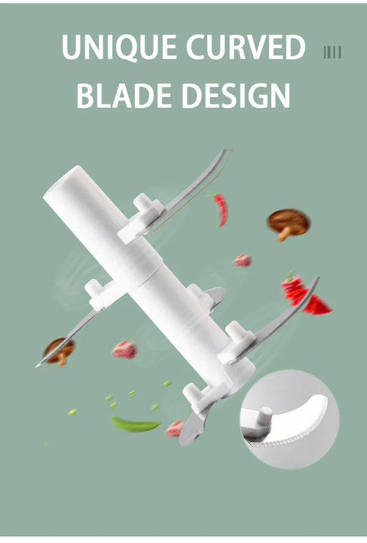 Manual Food & Vegetable Processor-SA2411-49 Spice and sugar Jar Apricot