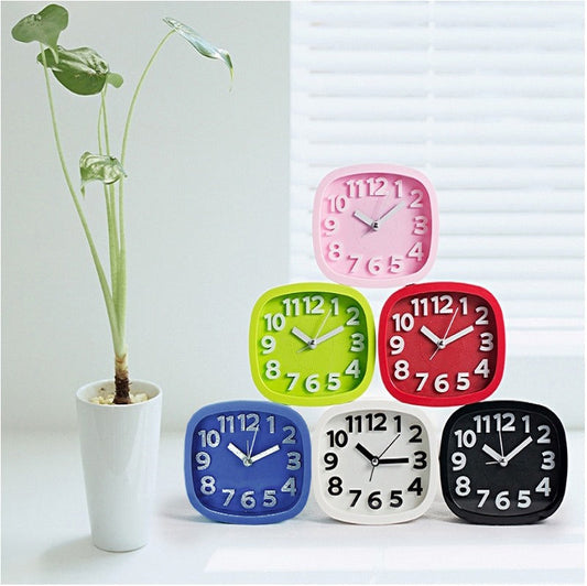 Side Table Alarm Clock-Blue5543(SA2405-58) Clock Apricot