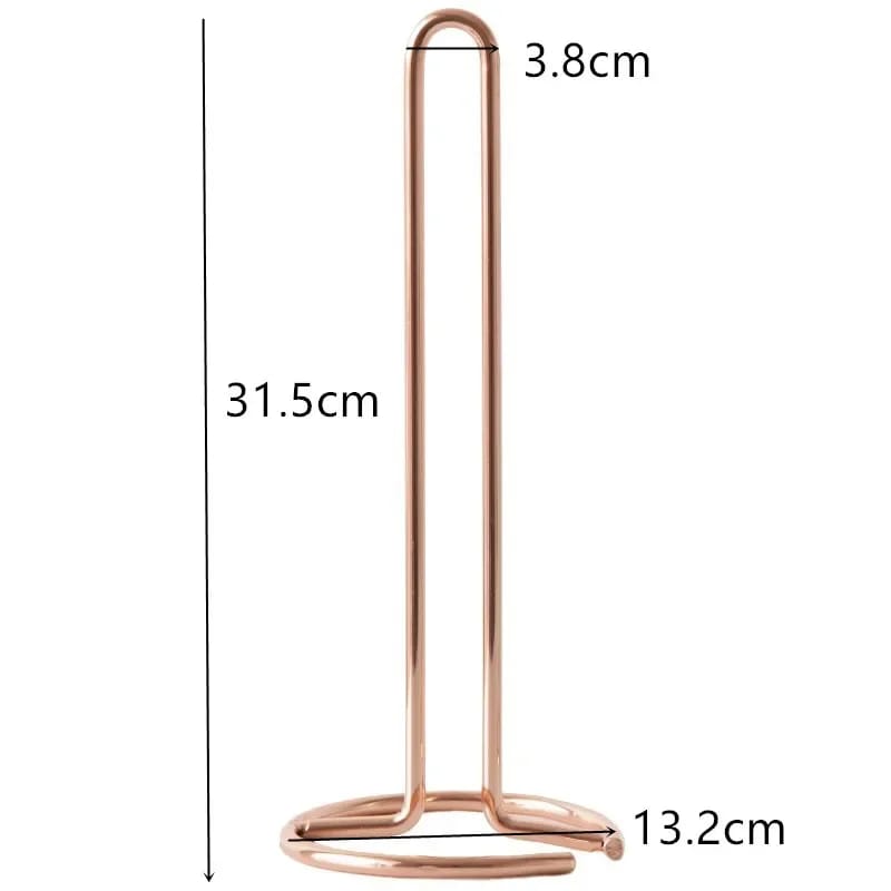 Stainless Steel Tissue Roll Holder-Gold Tissue Box Apricot