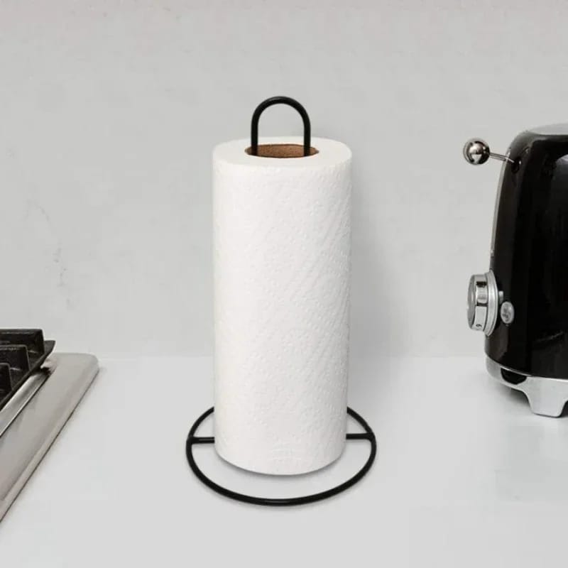 Stainless Steel Tissue Roll Holder5451-Black Tissue Box Apricot