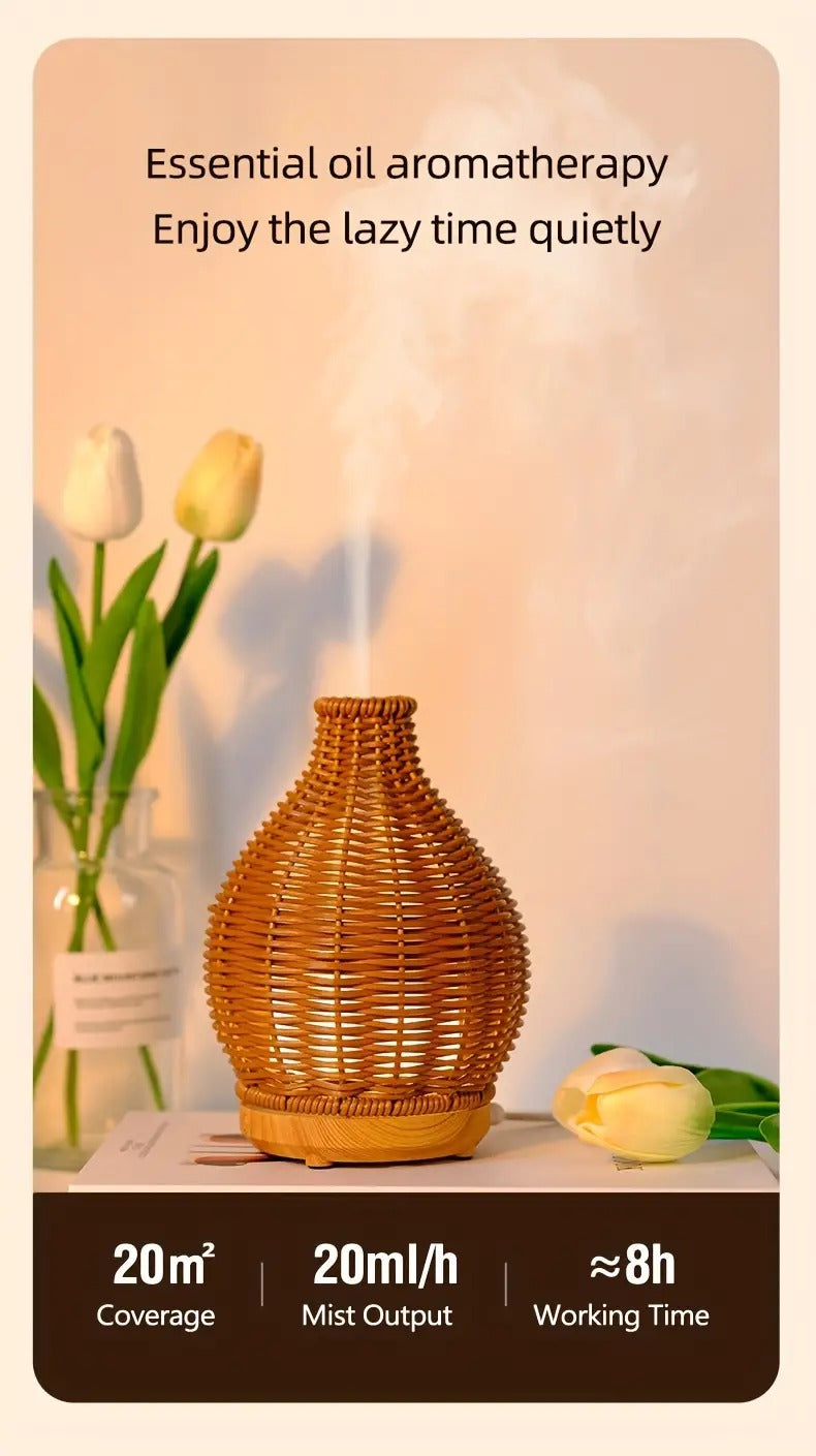 Ultrasonic Aromatherapy Air Humidifier-Beige(SA2405-189) Apricot