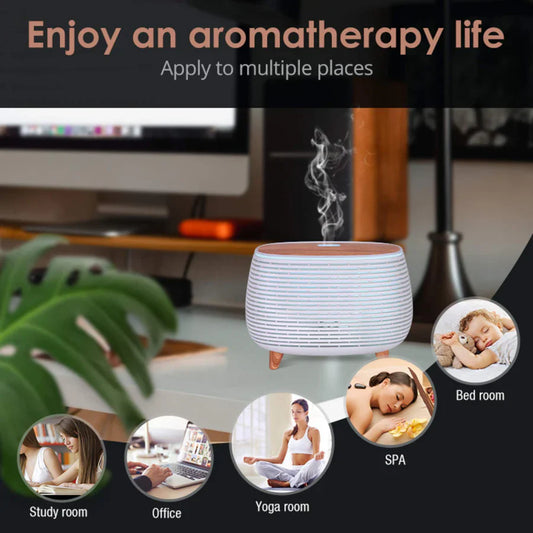 Ultrasonic Aromatherapy Air Humidifier(SA2405-190) Apricot
