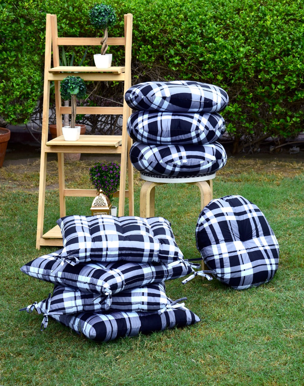 Digital Printed Chair Seaters- CS001 cushions Apricot