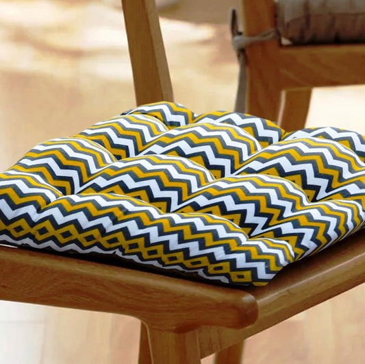 Digital Printed Chair Seaters- CS008 cushions Apricot