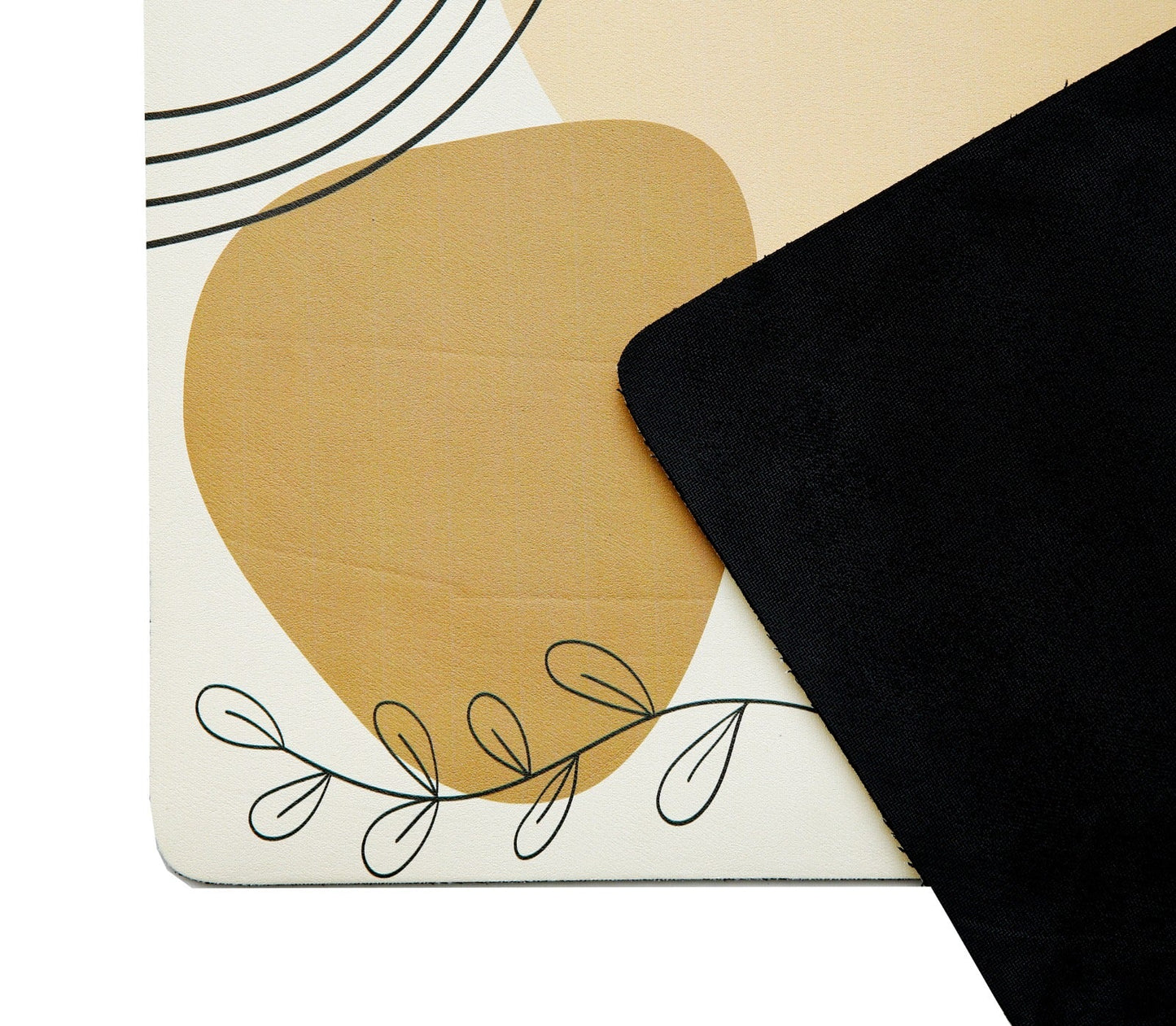 AntiSkid Dish Drying Heat & Water Protector Mat-SA-2553-2(Abstract) Rugs Apricot