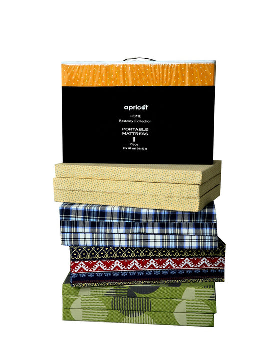 Foldable/Portable Mattress-Assorted Protectors Apricot