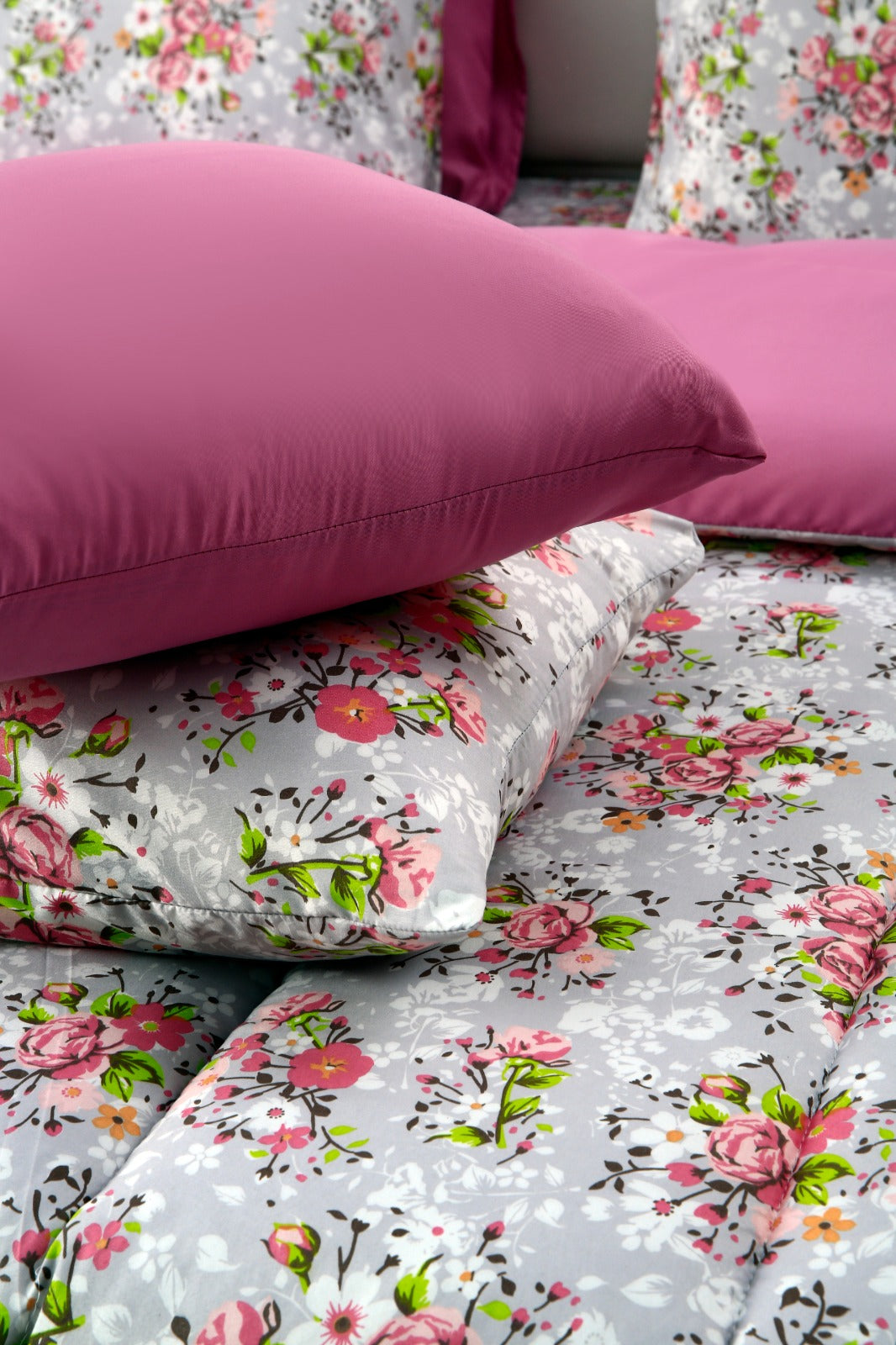 5 PCs Single Comforter Set-Morning Golry Comforters Apricot