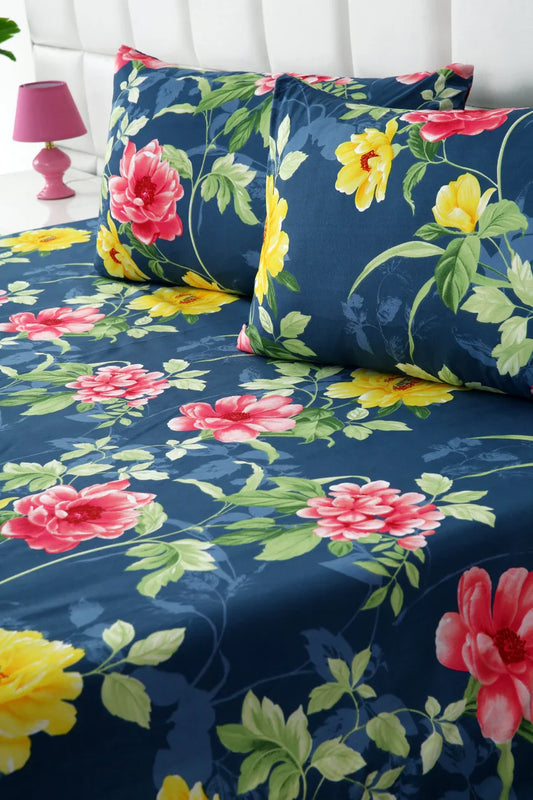 2Pcs Single Bed Sheet-Orchid