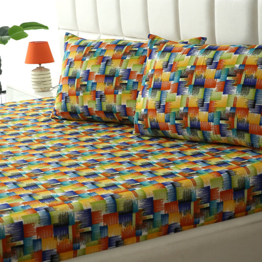 Fitted Bed Sheet-Coral Rush Fitted Sheets Apricot