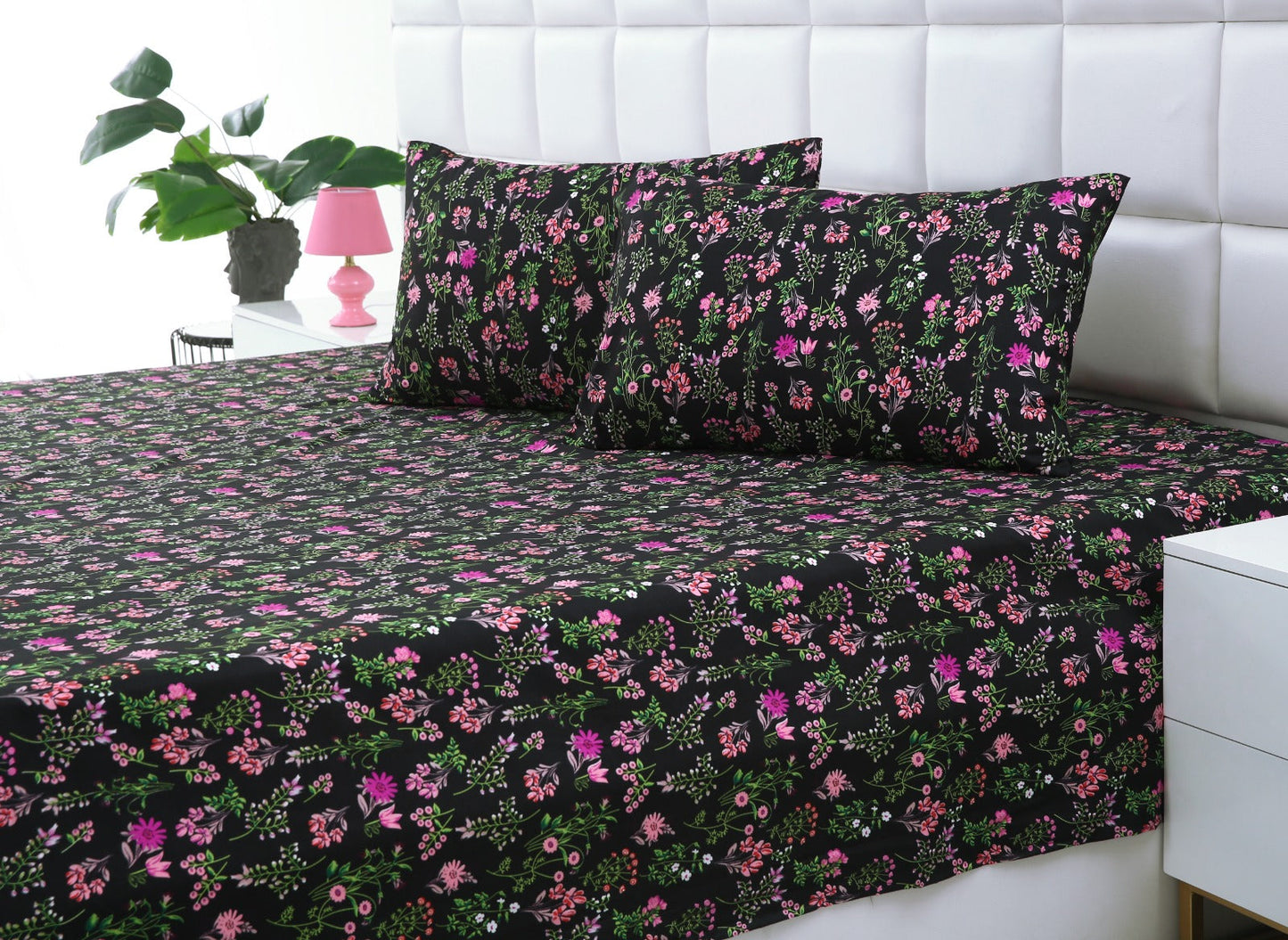 2Pcs Single Bed Sheet-Crocus single bed sheet Apricot