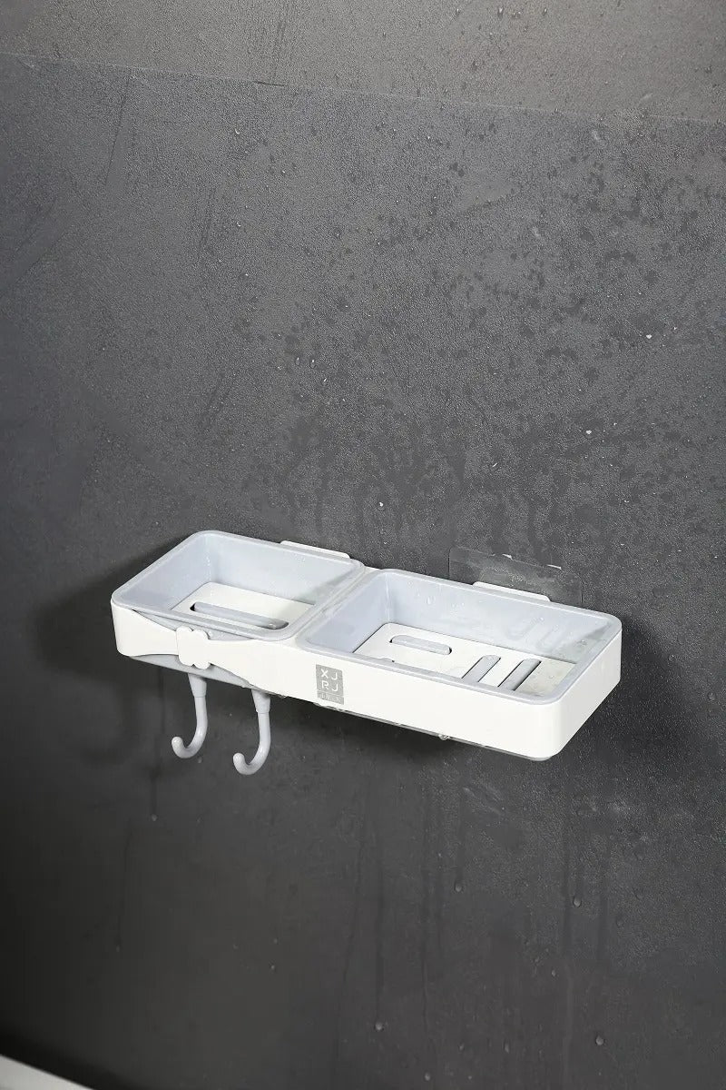 Wall Mounted Storage Organizer Rack-SA2408-304 Bathroom Accessory Sets Apricot
