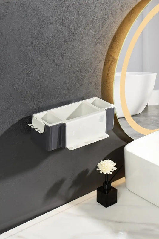 Wall Mounted Storage Organizer Rack-SA2408-302 Bathroom Accessory Sets Apricot