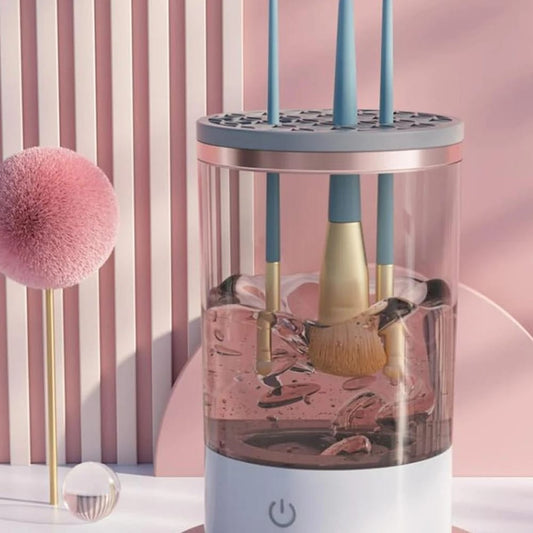 Electric Makeup Brush Cleaning Machine-SA2408-194 Cosmetic Organizer Apricot