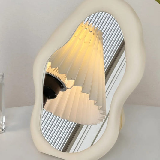 Cloud Makeup Mirror With Stand-SA2408-210 Mirror Apricot