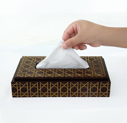 Acrylic Tissue Box-SA2408-238 Tissue Box Apricot