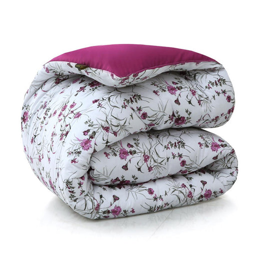 1 PC Single Comforter-Plum Petals Comforters Apricot
