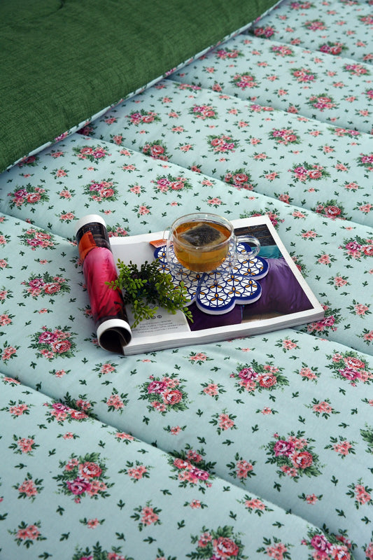 1 PC Single Comforter-Verdant Comforters Apricot