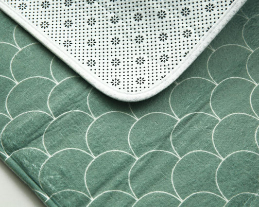 Anti-Slip Door Mat(SA2408-327)Mint Shell Door Mats Apricot