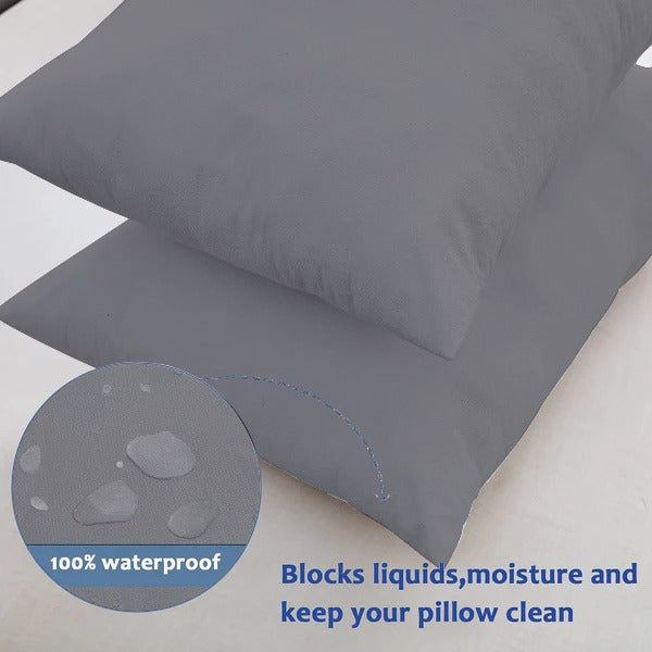 100% Water Repellent Pillow-Grey Protectors Apricot